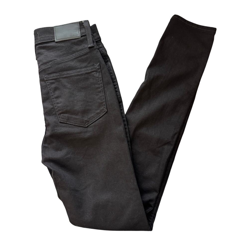 New MADEWELL Women's Black Frost Stretch Tall 10" High-Rise Skinny Jeans Size 24 - Picture 6 of 9